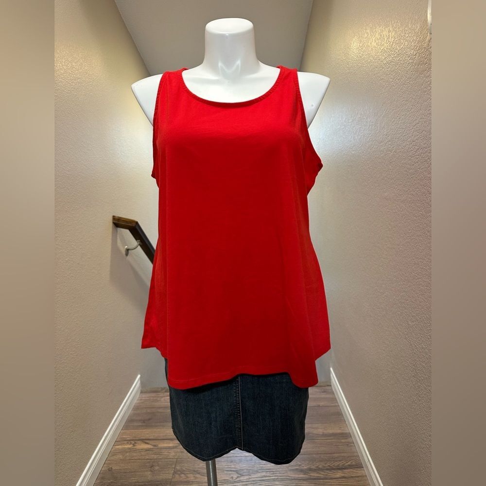 Lane Bryant Woman’s Red Scoop Neck Tank 18/20